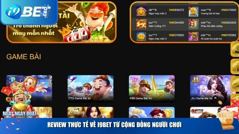 Review thực tế về i9BET từ cộng đồng người chơi