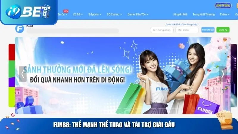 FUN88 có nhiều giải đấu thể thao hàng đầu