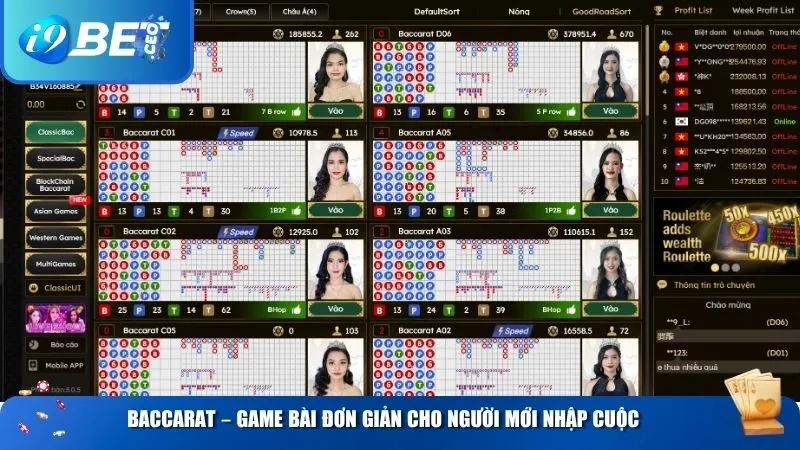 Baccarat – Game bài đơn giản cho người mới nhập cuộc
